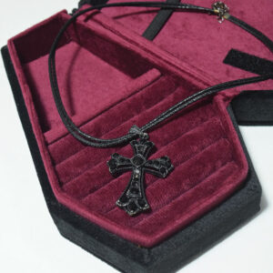 Blackstar Cross Necklace