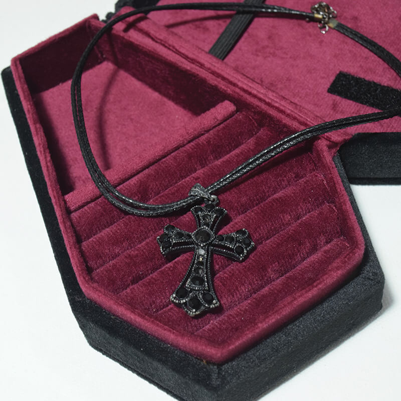 Blackstar Cross Necklace